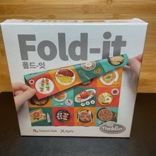 NEW! Fold-It Puzzle Board Game By ThinkFun Fa...