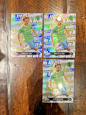 2024 Topps Chrome MLS TEAM TAGS REFRACTOR #TT-10 Pedro De La Vega Seattle LOT-NM