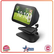 Echo Show 5 3rd Gen Adjustable Stand with USB-C Charging Port Charcoal