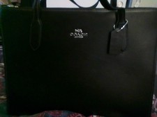 Authentic Black Coach Tote Bag