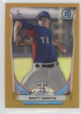 2014 Bowman Draft Chrome Gold Refractor 35/50 Brett Martin #CDP116 0o9
