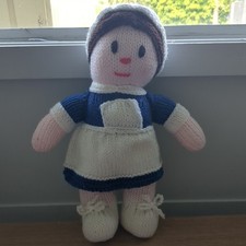 Unique Gift For Nursing Student Graduation Or Retirement Hand-Knitted Nurse 12in