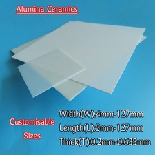 Ultra-thin Aluminium Oxide Ceramic Plate Sheet Thermal Conductivity Insulation