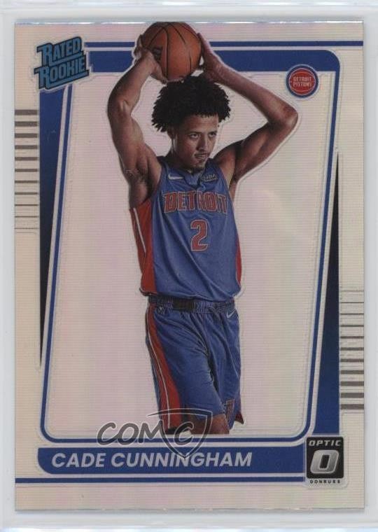 2021-22 Panini Donruss Optic Rated Rookie Holo Prizm Cade Cunningham #161 15xf