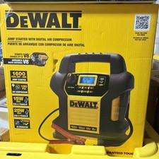 DEWALT 1600 Peak Amp Jump Starter with Digital Compressor and USB Power Bank