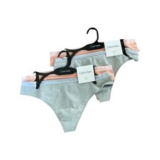 FOUR 4 of Calvin Klein Women's Thong Underwear QP2264O-660 X-Large NEW w TAGS