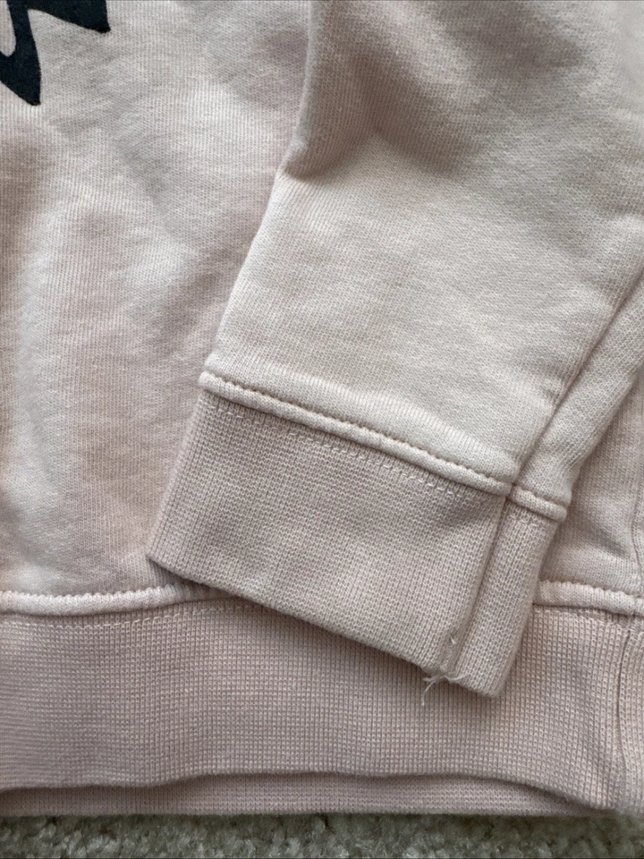 Stella McCartney Kids Girls Cotton Ladybug Pullover Sweatshirt Pink Size 8,cream - Image 4 of 4