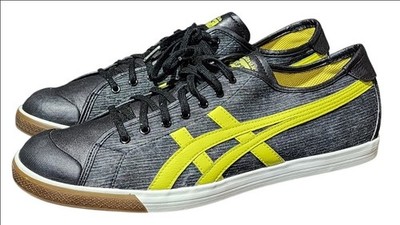 Asics Onitsuka Tiger Coolidge Lo Black And Yellow Mens Size 10 HN8L2