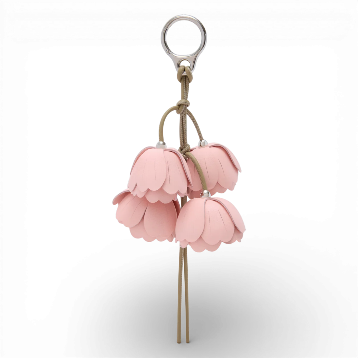 LOEWE Cherry Blossom Flower Charm Light Pink Calfskin Leather