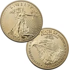 2024 The United States Statue of Liberty Coin Eagle Coin Gold Plated Coin 1oz Un