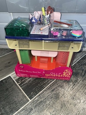 UNSERE GENERATION BRILLANTER SEKRETÄR SCHREIBTISCH SET SCHULTISCH ROLLENSPIEL SPIELZEUG WEIHNACHTEN
