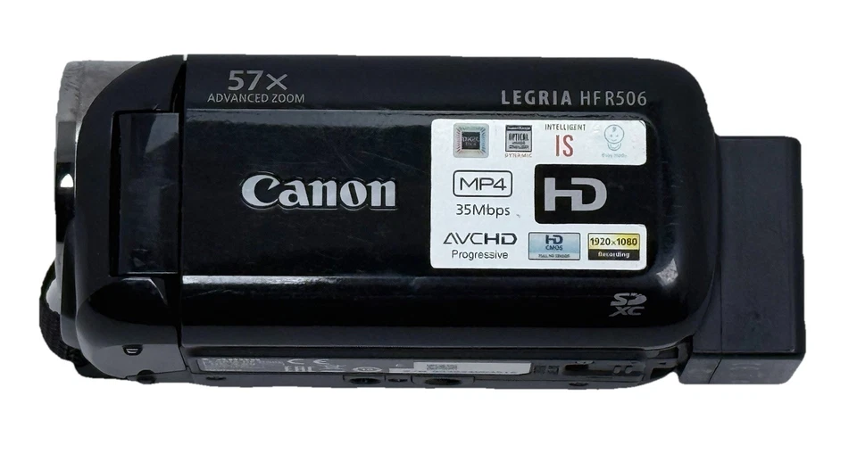 Видеокамера портативная Canon Legria HF R506 высокой четкости черная 57-кратный зум MP4 - Изображение 2 из 4