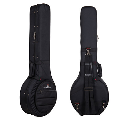 Crossrock Leichter Schaumstoffkoffer für 5-String Resonator & Gibson Tenor Banjo