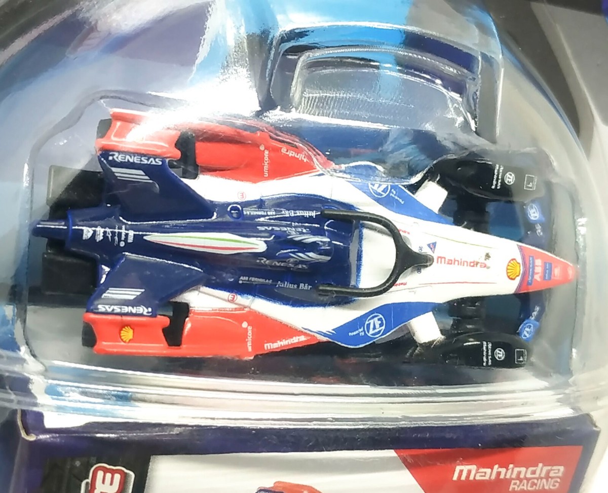 Majorette Formula E Mahindra Racing White / Red / Blue 1:64