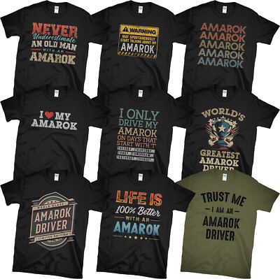 AMAROK FAHRER T-SHIRTS. WÄHLEN SIE AUS UNSEREN TOLLEN & LUSTIGEN DESIGNS. PERFEKTE GESCHENKIDEE