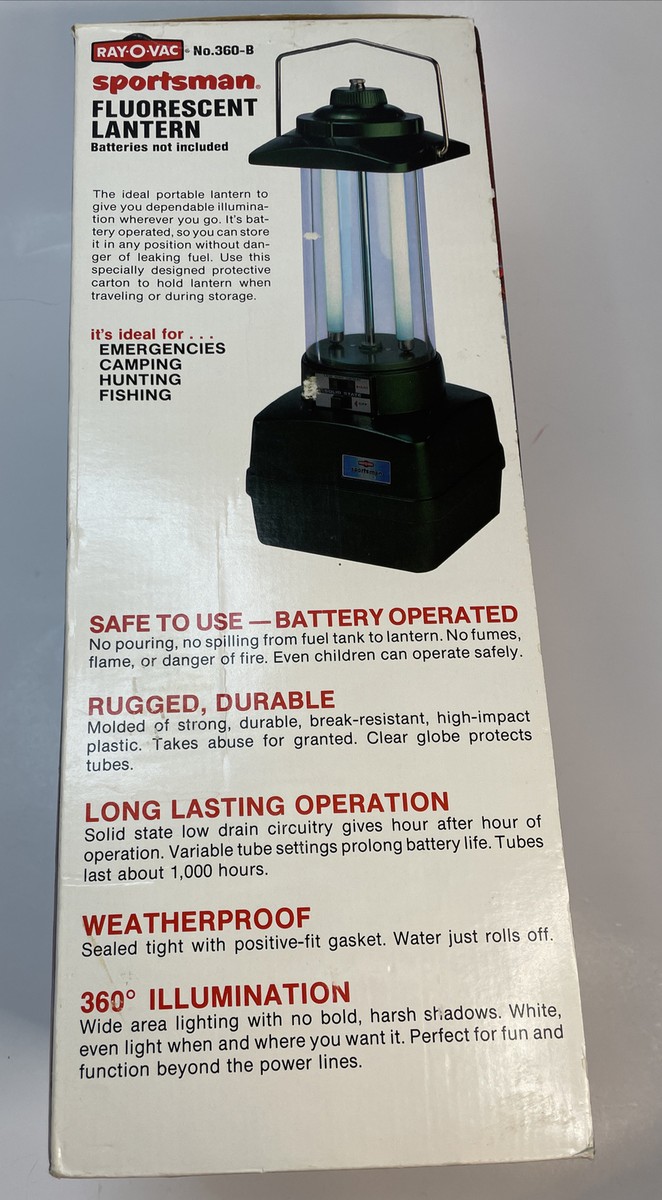 Lanterne de camping vintage verte Ray-O-Vac Sportsman 360-S lampe