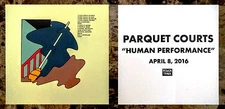 PARQUET COURTS Human Performance Ltd Ed RARE Sticker +BONUS Indie Rock Stickers!