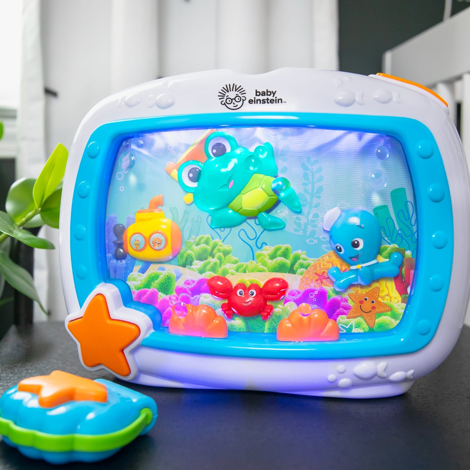 Baby Einstein Sea Dreams Soother Baby Sleep Sound Machine with Remote