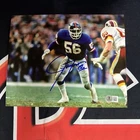 Lawrence Taylor New York Giants Signed 8X10 Photo Autographed Beckett COA
