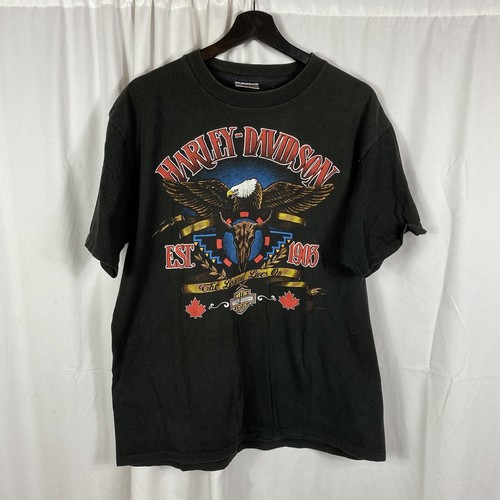Vintage 90s Harley Davidson T-shirt Calgary Canada