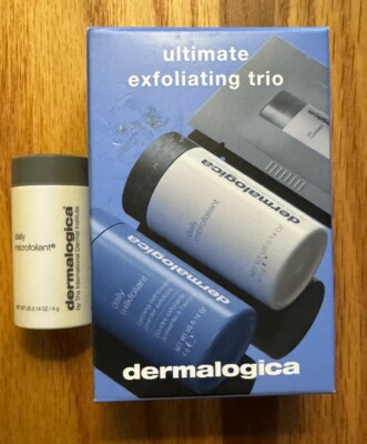 Dermalogica Ultimate Exfoliating Trio 0.14oz (2) & 1 Foil Sample + BONUS Vial
