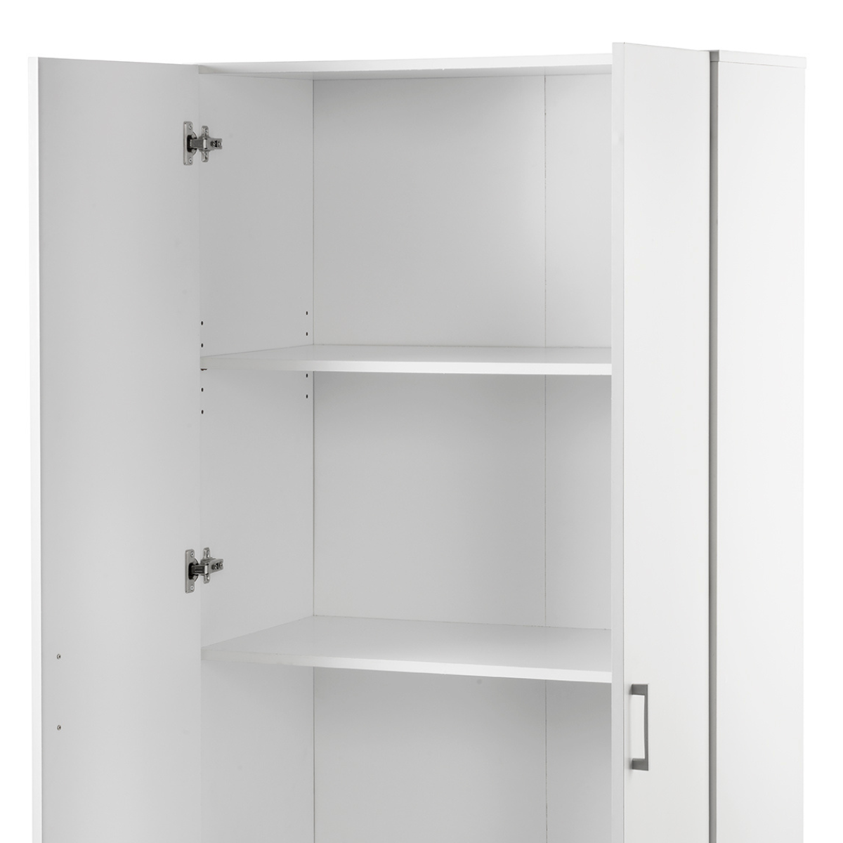 Maclaren Macey Double Door Cupboard Tall Storage White eBay
