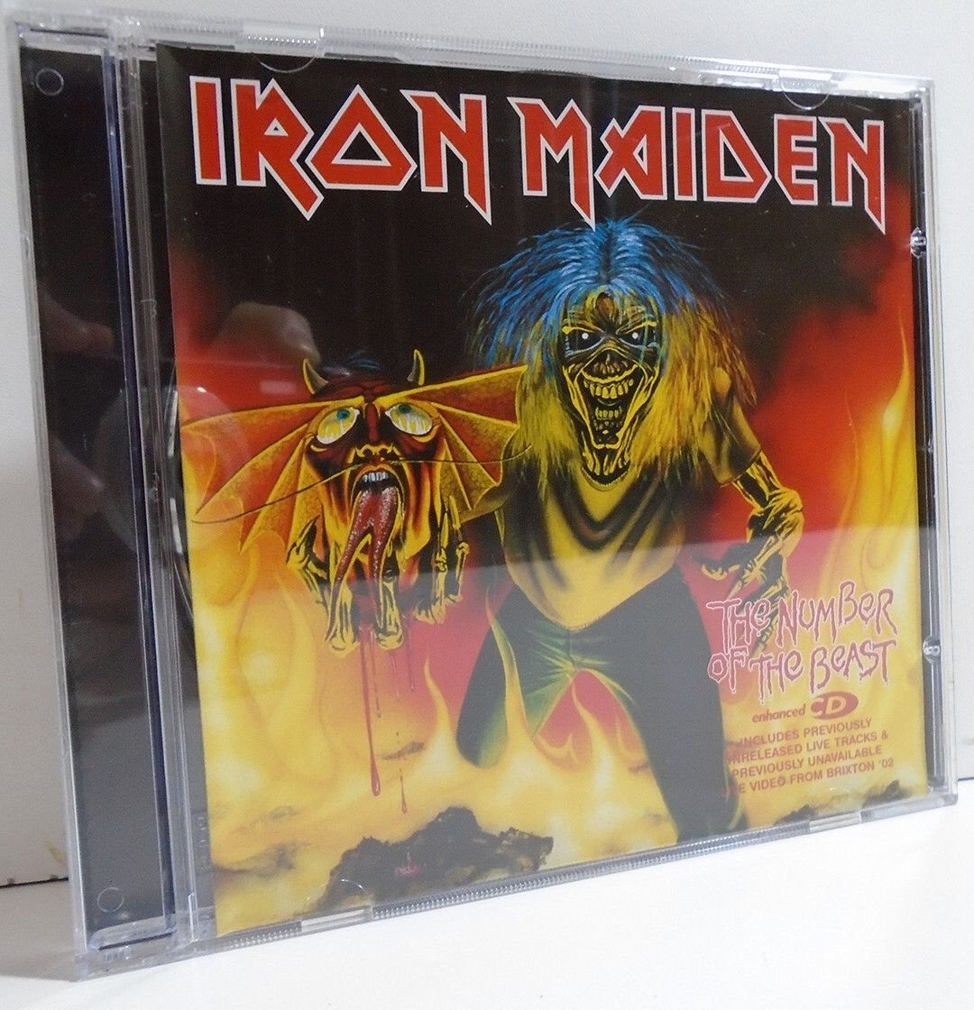 IRON MAIDEN THE NUMBER OF THE BEAST BRAZIL 2005 ENHANCED CD EP NM