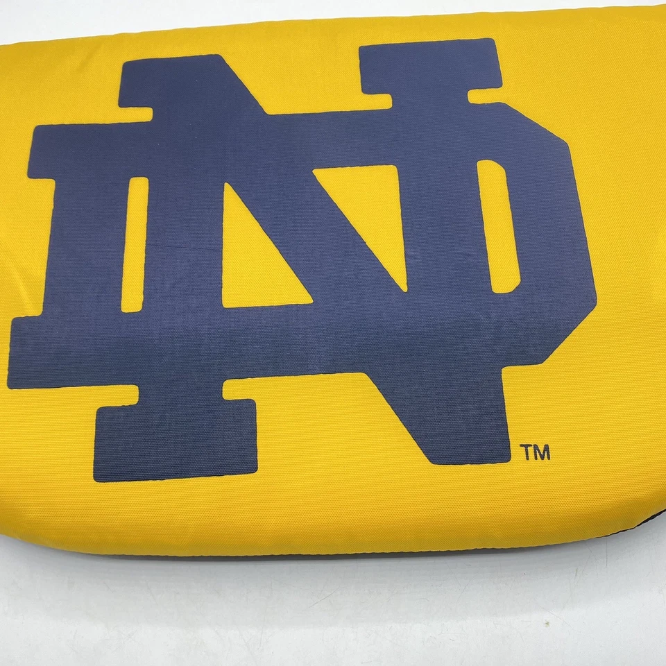 Asiento Cojín Trasero Notre Dame Amarillo Azul Lucha Irlandés Nuevo Con Etiquetas Hecho en EE. UU. Foto 3 de 4