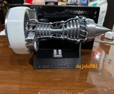 NEW Trent 900 Engine Turbofan Blades Silver White Aircraft Engine Electric Model