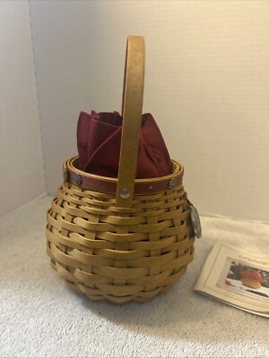 Longaberger 2004 Pasadena Tournament Roses Combo Fabric Liner Lid