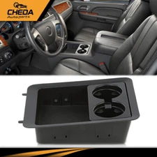 Center Console Tray Cup Holder Bezel Fit For 07-14 Chevy Suburban Silverado GMC
