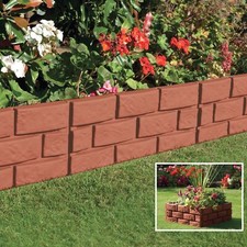 Enhance Your Garden with 4PK Hammer Lawn Edging Brick Effect