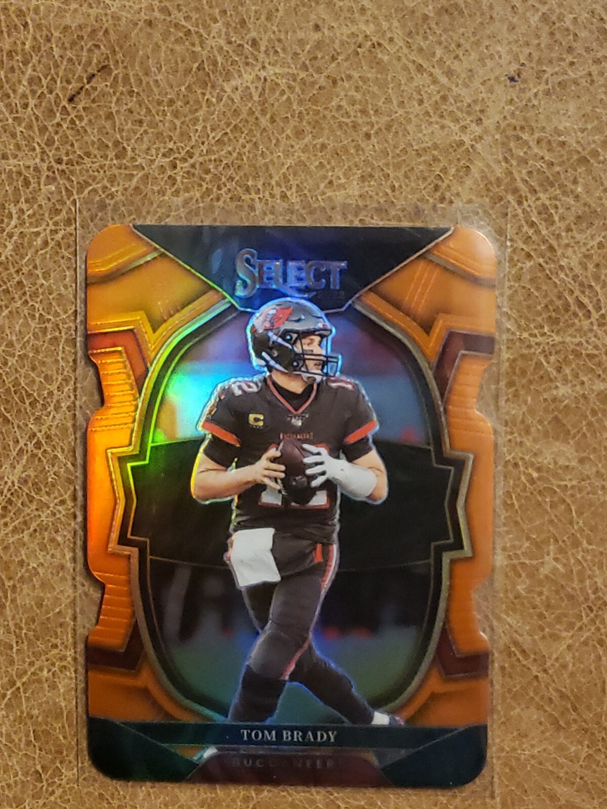 2022 Select Tom Brady Concourse Orange Die Cut 107/199