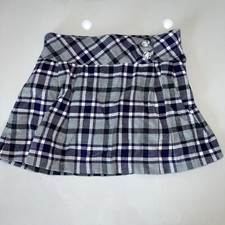 Gymboree Sugarplum Sparkle Plaid Skirt With Built In Shorts Size 5