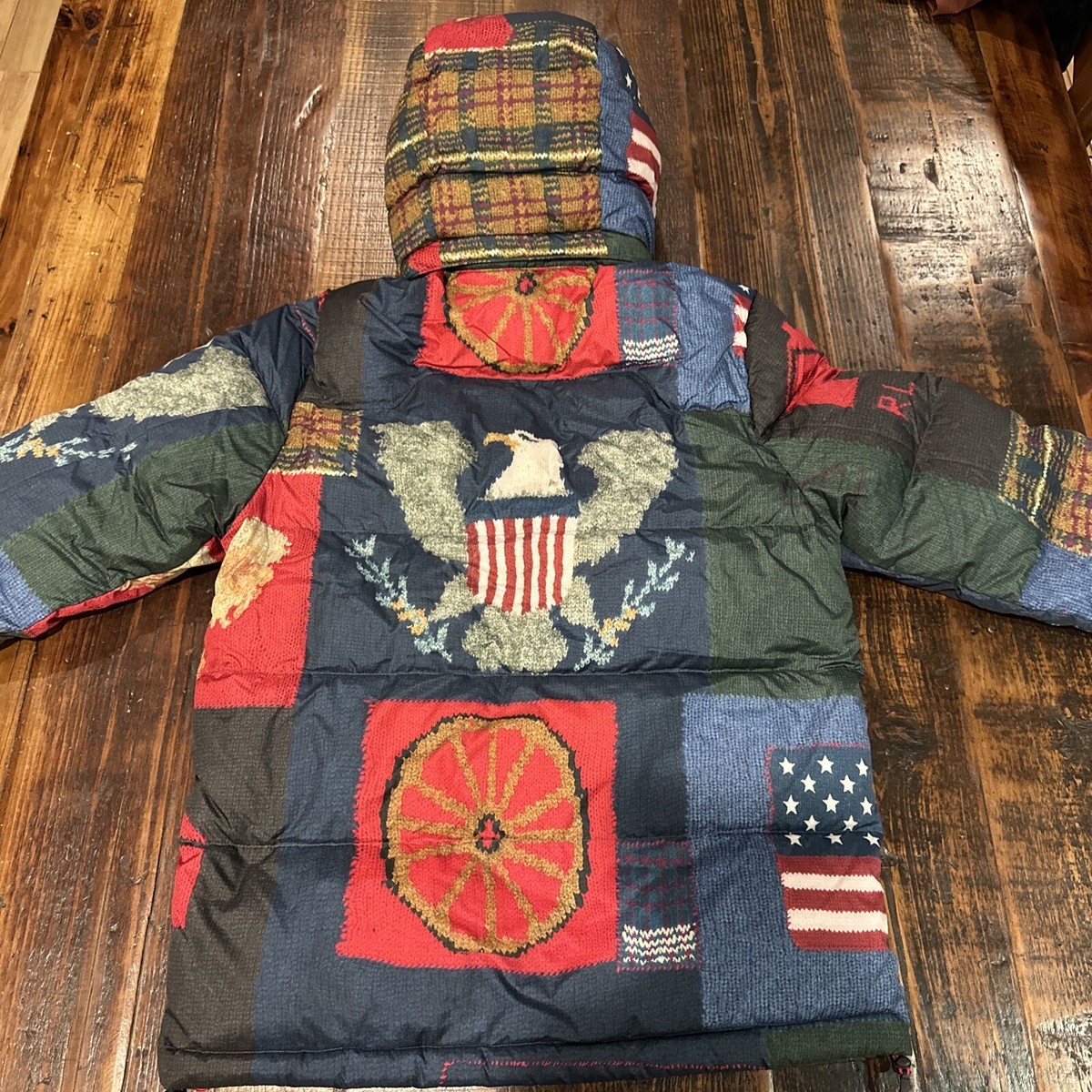 Polo Ralph Lauren Polo Country USA Patchwork Water-Repellent Down