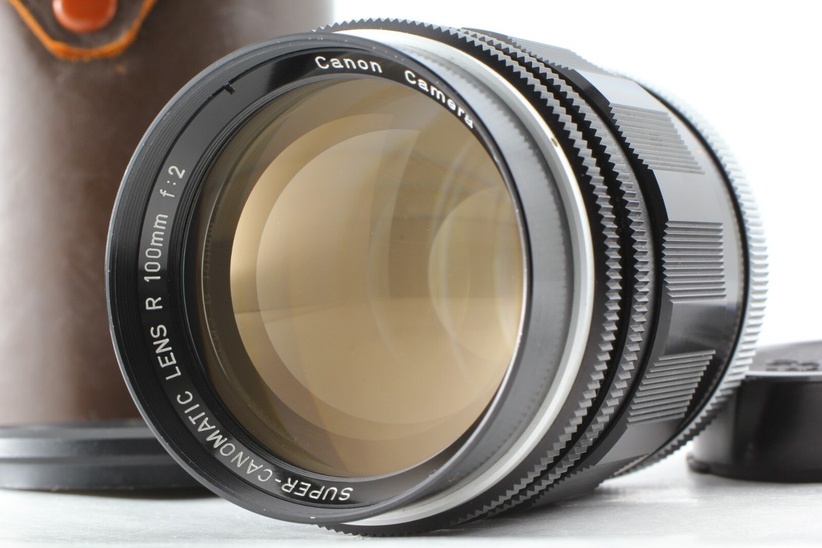【難有品】Canon Super-CANONMATIC 100mm 2 R Exc+++++】 Canon Super Canomatic R 100mm f/2 Lens FD / FL Mount