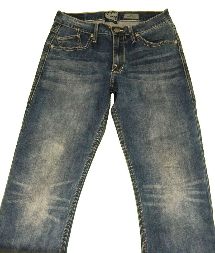 Men's Straight Jeans Rock & Republic Denim Blue Tag 32x32 measured Size 31x32 - Image 3 of 4