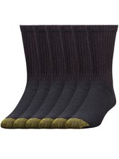 Gold Toe Men's Sport 656 Cotton Crew 6-Pack Socks 656s