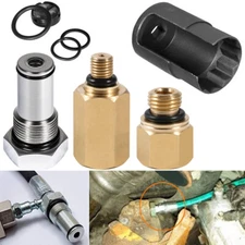 For 6.0L Ford Powerstroke IPR Valve Socket + Air Test Fitting +Fuel Rail Adapter