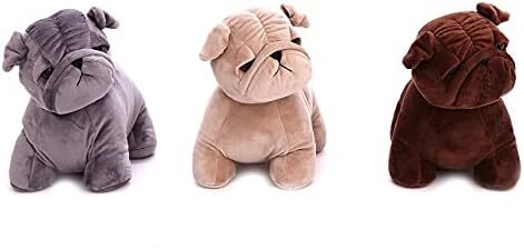 Pug Dog Fabric Doorstop in Brown