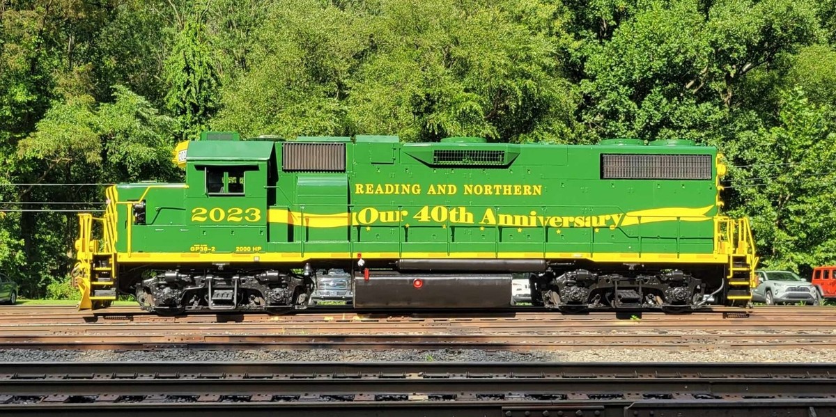 RBMN Reading Blue Mountain & Northern Railroad 40th Anniversary