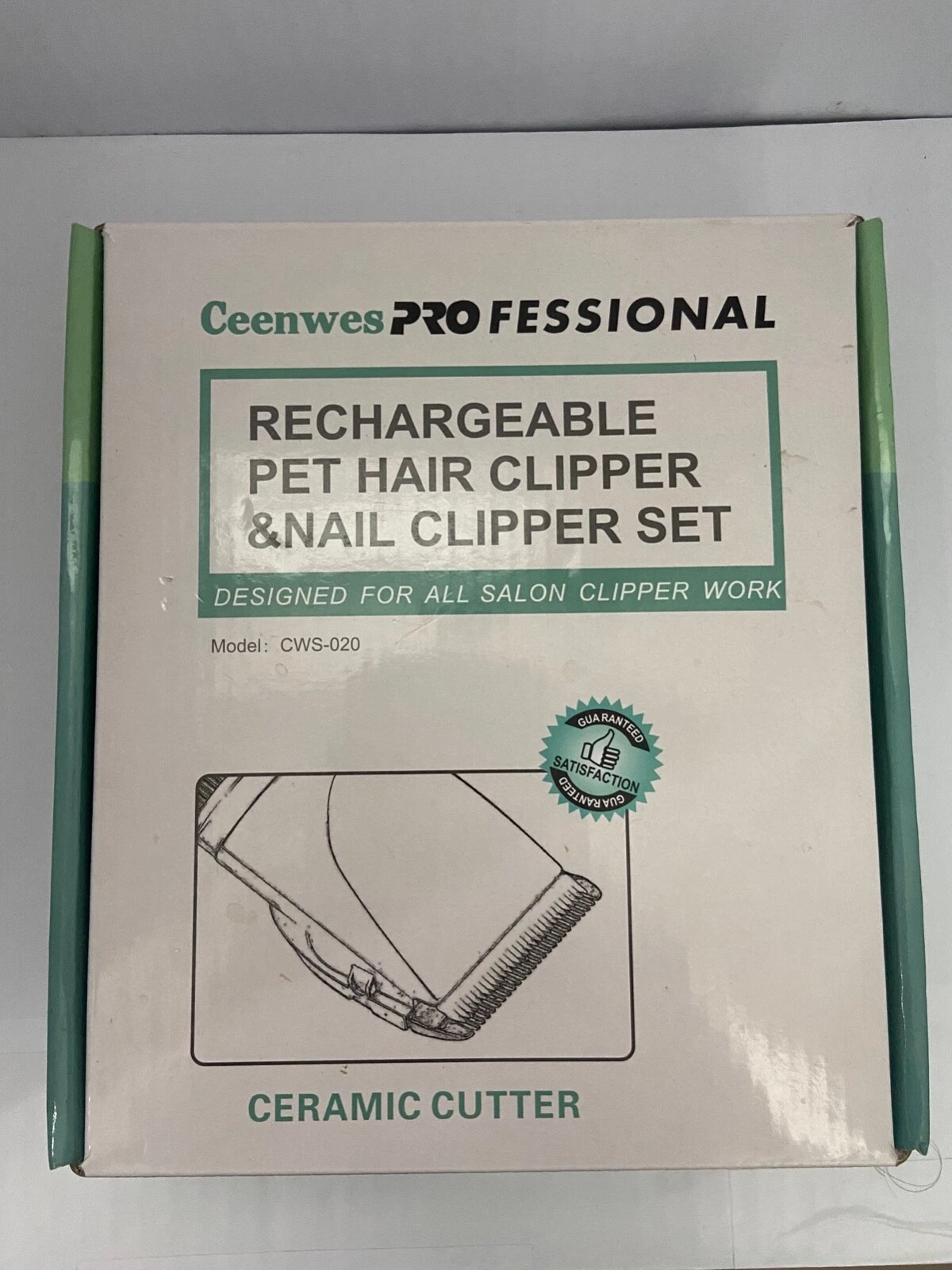 Ceenwes Professional Rechargeable Pet Hair kit