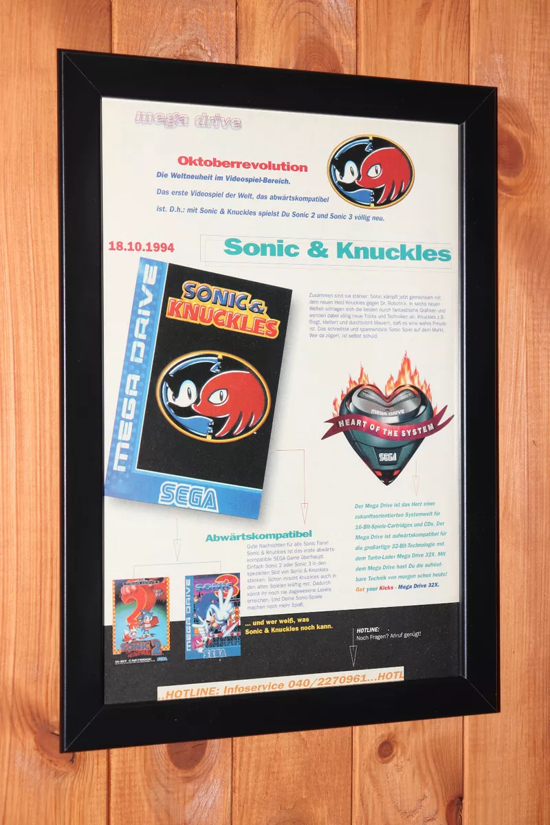 Sonic the Hedgehog 3 Sega Flyer Promotional Item Catalog