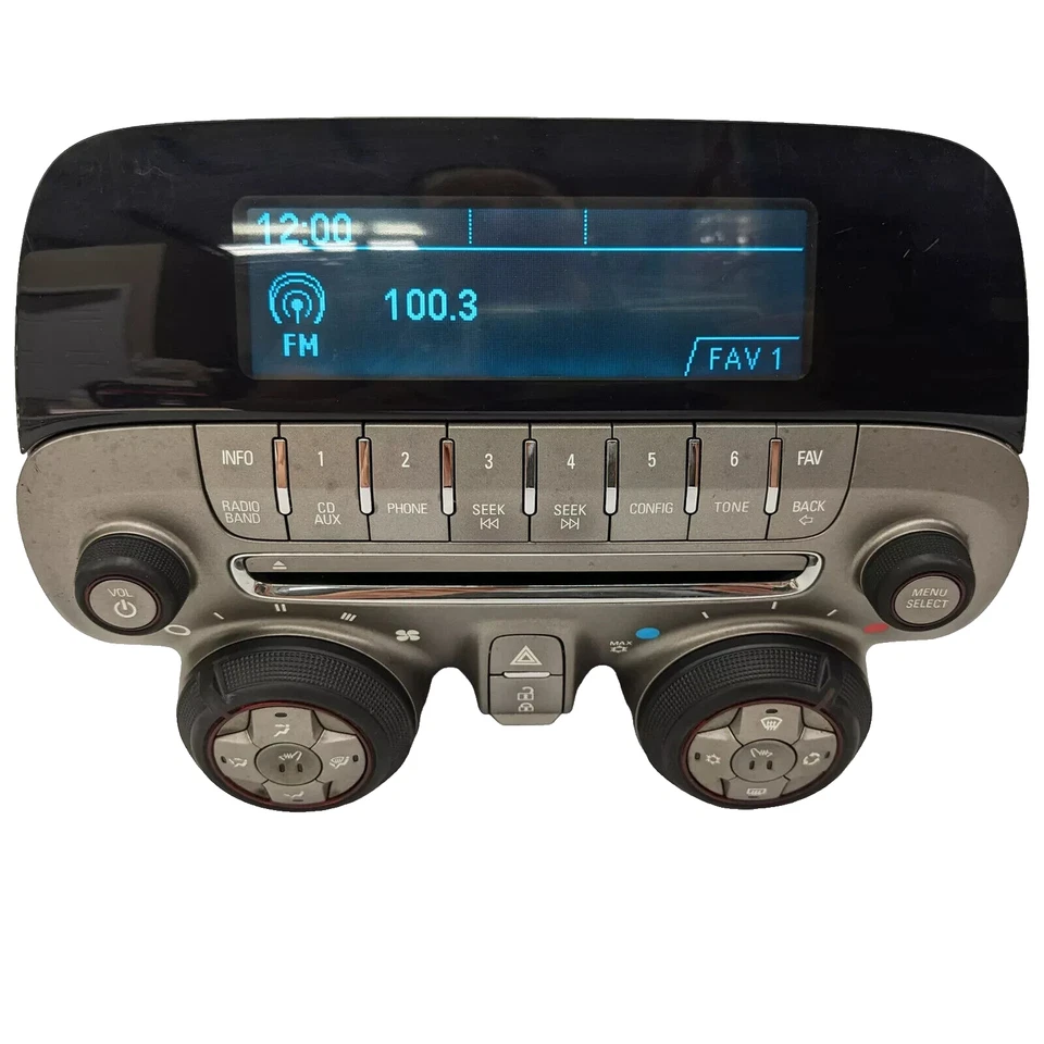 2010-2012 Chevrolet Camaro Radio AC Heater Climate Temp Control Panel OEM Foto 2 de 4