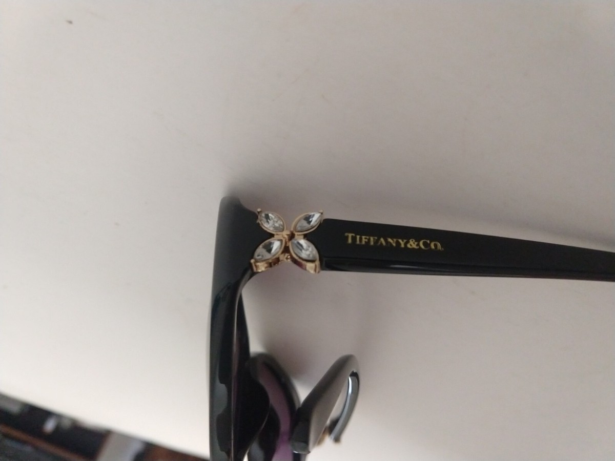 TIFFANY & Co TF4048 55 18-130 Black Women's Sunglasses | eBay