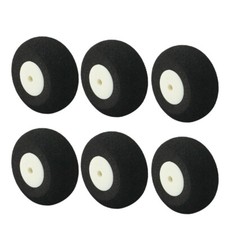 6 x DIY RC Modellflugzeug Leichter Schwammreifen Spornrad 25mm 1"