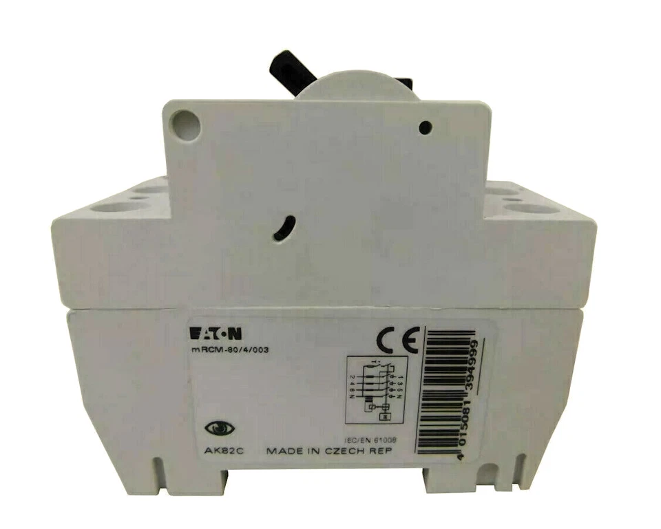 Eaton mRCM-80/4/003 Residual Current Device 80A type AC 4-Pole 3-Pole 2-Pole - Image 2 of 3