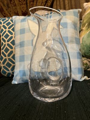 LSA INTERNATIONAL HAND BLOWN GLASS JUG 