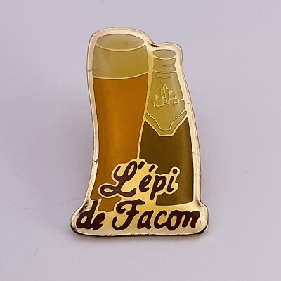 Imported Vintage La Facon Beer Enamel Pin - Lapel - Bartender Bling - Nice!