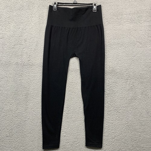 Black Leggings Size Small/Medium Stretch Comfortable Warm Stretch New w/o Tags - Picture 4 of 9